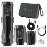 T-Rex Wireless Tattoo Machine Rotaty Battery Pen With Portable Power Pack 2400mAh LCD Digital Display For Body Art Makeup