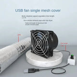 USB Adjustable Speed Solder Absorber ESD Fume Extractor Duct Exhuast with 1M Pipe Tub Ventilation Fan