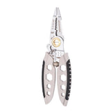 7 Inch Stripper Professional 22-10 AWG Wire Stripping Tool Portable Cable Cutter Crimping Pliers Wrench Self-Locking Button