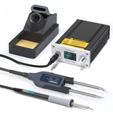 Handskit T12 220V High-Power Cell Phone Repair Tweezer Soldering Station Smd Capacitor Resistor Repair Soldering Station STM32 Chip With Euro Gauge Power Cord