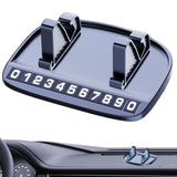 Plate Adhesive Dashboard Temporary Parking Auto Number Card Phone Mount For 6-18mm Thickness Cell