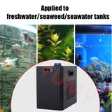 Aquarium 1/3 HP Water Chiller Hydroponics System Quiet Compressor Cooling Home Use Saltwater Freshwater Fish Tank
