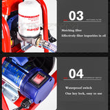 Electric 12V/24V 580W Volt Self-priming Pump High Power Gun Metering Refueling hine 30-50L