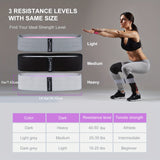 3pcs Resistance Bands For Legs And Butt, Fabric Exercise Bands With 3 Resistance Level