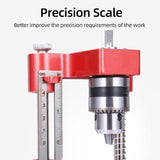 Woodworking Drill Accurate Positioner Portable Jig Tool Hand Carpenter Locator Rust-Proof Hole Drilg