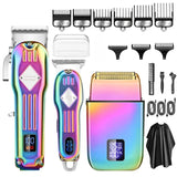 RESUXI NEW in 1 Clippers Electric Shaver trimmer 3 pieces grooming set for men Barber shop Hair Cutting hine
