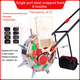 Hand-Push Roller Reversible Peanut Planter Corn Cotton Soybean Precision Sower Garden Push Seeder