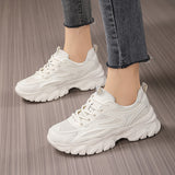 Breathable mesh dad summer new style thick soft soled ultra light sports shoes, fashionable height increasing women's shoes