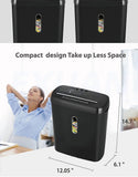 220V Paper Shredder Cross-cut ffice 12L Large Capacity Electric Document Strip Level 2 Confidential 8 9 Sheet Shredding