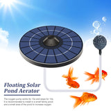 ating Solar Pump Aerator Pumps For Aquarium Fish Tank Pond Fishing Oxygenation with Air Hoses and Bubble Stone