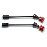 4 PCS Steel Extended Driveshaft CVD With Splined Wheel Hex For 1/10 Traxxas MAXX RC Car Replacement Accessories
