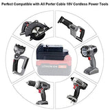BSP20PO Adapter for Black Decker/Stanley/Porter Cable 20V Li-Ion Battery Used Convert For Porter Cable18V Nickel PC18BL