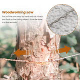Outdoor Hand-Drawn Rope 304 Stainless Steel Camping Life-Saving Woodworking Super Fine Hand Saw Wire 5M