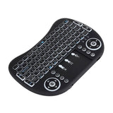 1PC Mini I8 Backlit Wireless Keyboard 2.4GHz Air Mouse Touchpad Handheld Rechargeable lithium Battery for Media player Android TV BOX Accessories