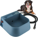 Heated Water Bowl for Dogs and Pets - Automatic Outdoor Heated Auto Waterer for Dogs, Cats, Chickens and Other Animals.