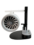 JetFan Desktop USB Fan NIKOLATOY Creative Engine Model3D Turbofan Red light Tail Flame Atomization Spray Devic