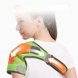Portable Adjustable Breathable Sports Pads Men Women Support Back Brace Guard Strap Pad Shoulder Care Bandage Protector