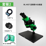HD Binocular Trinocular Microscope 7-45X Continuous Zoom HDMI External Monitor Interface RL-M3T Mobile Phone Chips Repair Tools