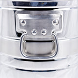 Big size milk tea thermos barrel 50L soup bucket for hot food with tap