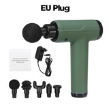 3200r/ 20 Gears LCD Muscle Massage Gun Sport Therapy Body Relaxation Pain Relief Slimming Shaping Massager 6 Heads
