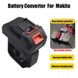 for Converter in 1 Power Tool Battery Adapter Can Install 2 Batteries Suitable For Impact Drills & Wrenches