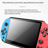X12 Handheld Game Console - 8GB, 3000 Games, 5.5 Inch Screen