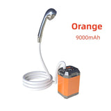 Outdoor Camping IPX7 Waterproof with Digital Display Portable Electric Shower Pump for Hiking Travel Beach Pet Watering