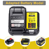 DCB112 2A Lithium for 10.8-20V Li-ion Battery Charger DCB206 DCB205 DCB204 DCB203 DCB120 DCB107 DCB115