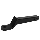 Extender Ball Mount 430mm Long Black Powder Coating Trailer Hitch Ball Mount Heavy Duty 6000 Lbs Easy To Use for 2in Receiver