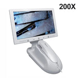 NEW Scalp Hair Follicle Facial Skin Oil Moisture Magnifying Detector 11 Inch HD LCD Screen Microscope Tester