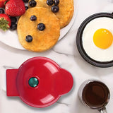 1pc Mini Electric Waffle Maker Nonstick Pancake Maker For Breakfast Pancake, Waffle Household Bread Machine