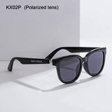 Upgrade Bluetooth 5.0 Smart Glasses Music Voice Call Sunglasses Can Be Matched With Prescription Lenses Compatible Ios Android