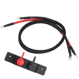 Battery Jumper Terminals Charging Tools Impact Resistant Good Electrical Conductivity 50in Copper 4 Gauge 3/8in Terminal Battery