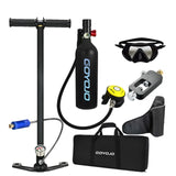 Scuba Diving Oxygen Tank 1L Cyder Underwater Breather for with Breathing Vae D Set