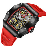 New Luxury Watches Men ONOLA Brand Fashion Hollow Full Automatic Mechanical Men Watch Waterproof Clock