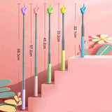 Retractable Presentation Stainless Steel aron Finger Reading Teacher Pointer with Adjustable for Conducting