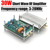 3-28MHz 30W Short Wave RF Power Amplifier Board CW SSB ear RMP High HF radio shortwave station 7MHz 13.56MHz RFID Signal