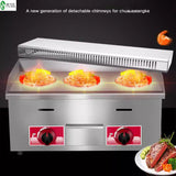 Grill Outdoor Gas Plancha BBQ Griddle Non-stick Black Iron Cooking Plate Fast Heating Barbecue Tools