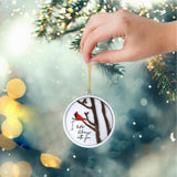 Bird Holiday Ornament Home Decor Wood Ornaments Red Birds For Fireplaces Christmas Trees Doors