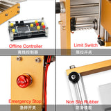 Mini Router Pro Aluminum Frame CNC 3018 Plus Upgrade Kit NEMA17 Stepper Motor 500W Spindle Limit Switch Offe Control