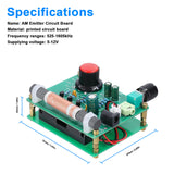 Amplitude Modulation Emitter Experimental Transmitters AM Signal Source DIY Circuit Board Radio Station Tools