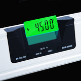 NEW 40cm/60cm/80cm Electronic Digital Display Aluminum Alloy Angle Incometer Laser Infrared Magnetic Level Ruler