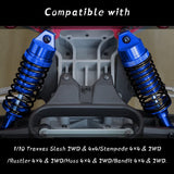 Metal Drive Shaft And Shock Absorber Set For 1/10 Traxxas Slash Rustler Stampede Hoss VXL 4X4 RC Car Upgrades Parts