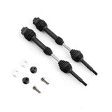 2Pcs Steel Rear Drive Shaft Driveshaft CVD 6852R for 1/10 Slash VXL 2WD Hoss Stampede RC Car,Black