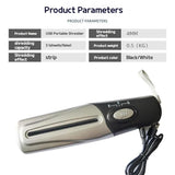 Usb Portable Multifunctional Mini Electric (paper) Office Home Operation Simple Small Paper Shredder