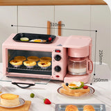 Breakfast hine Home Mini Oven Multi-functional 3-in-1 Coffee Sand Toaster