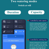 Tuya Zigbee Watering Timer Smart Sprinkler Drip Irrigation System Built-in Flow Recorder Water Controller