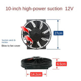 Automobile Air Conditioning Electronic Truck Water Tank Condenser Coog Fan Retrofit High Power