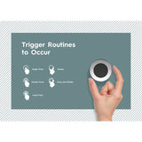 Tuya Zigbee Smart Scene Switch Wireless Smart Knob Button Switch Home Automation Remote Controller Need Zigbee Gateway