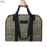 Waxed Canvas Bag Large Capacity Firewood Carrier Bag Outdoor Camping Firewood Bag Home Storage Bag Package Supplies